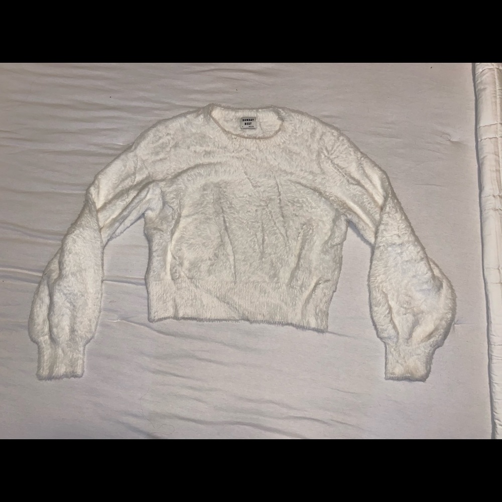 Aritzia Fuzzy Sweater